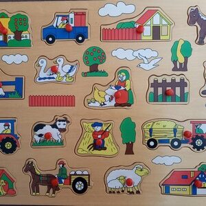 Boerderij insteekpuzzel [P155]